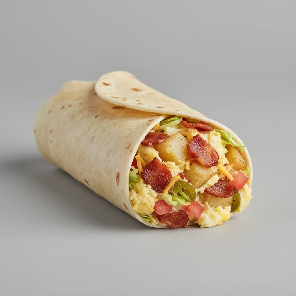 Breakfast Bacon Burrito Breakfast Bacon Burrito