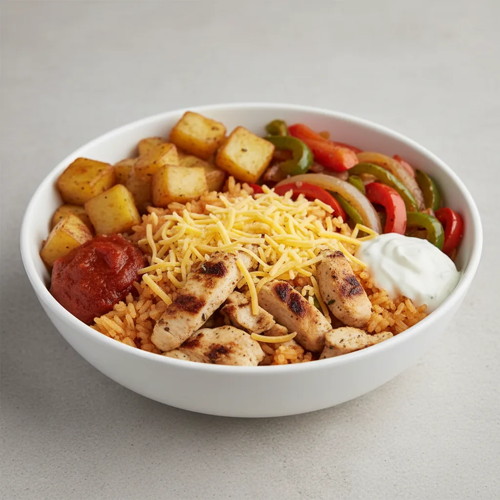 The Spacebird Burrito Bowl (Spicy) The Spacebird Burrito Bowl (Spicy)