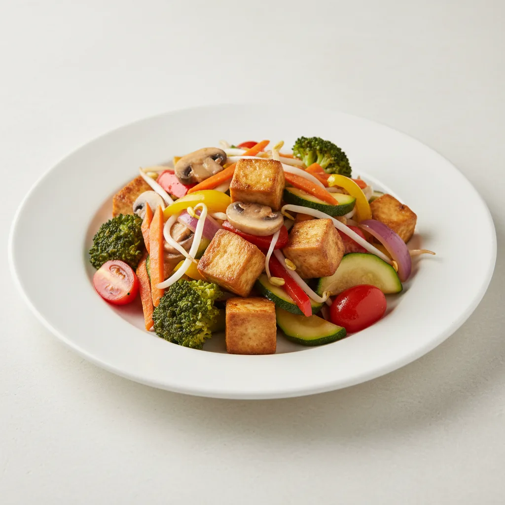 Vegetarian Delight with Tofu Vegetarian Delight with Tofu