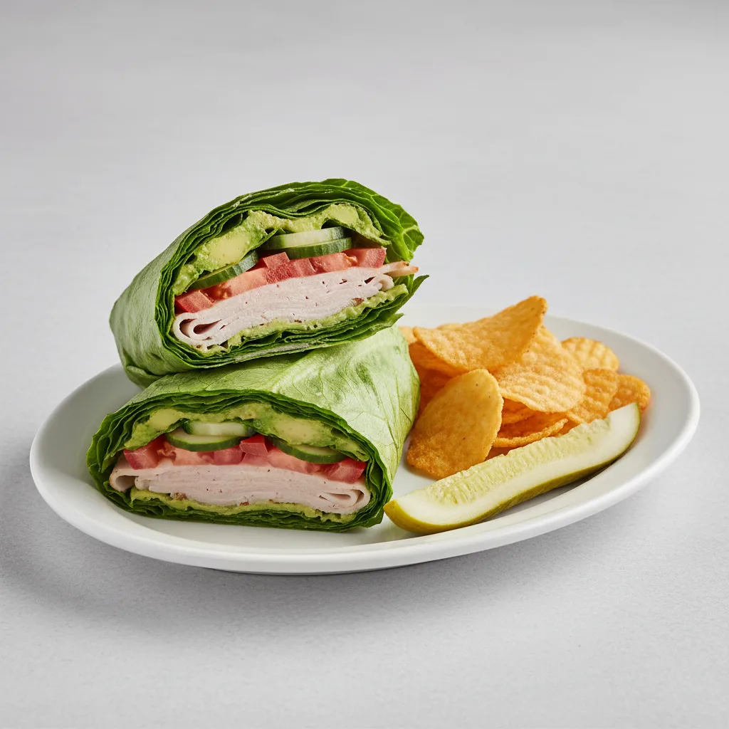 Lettuce Wrapped Beach Club and Regular Jimmy Chips Lettuce Wrapped Beach Club and Regular Jimmy Chips