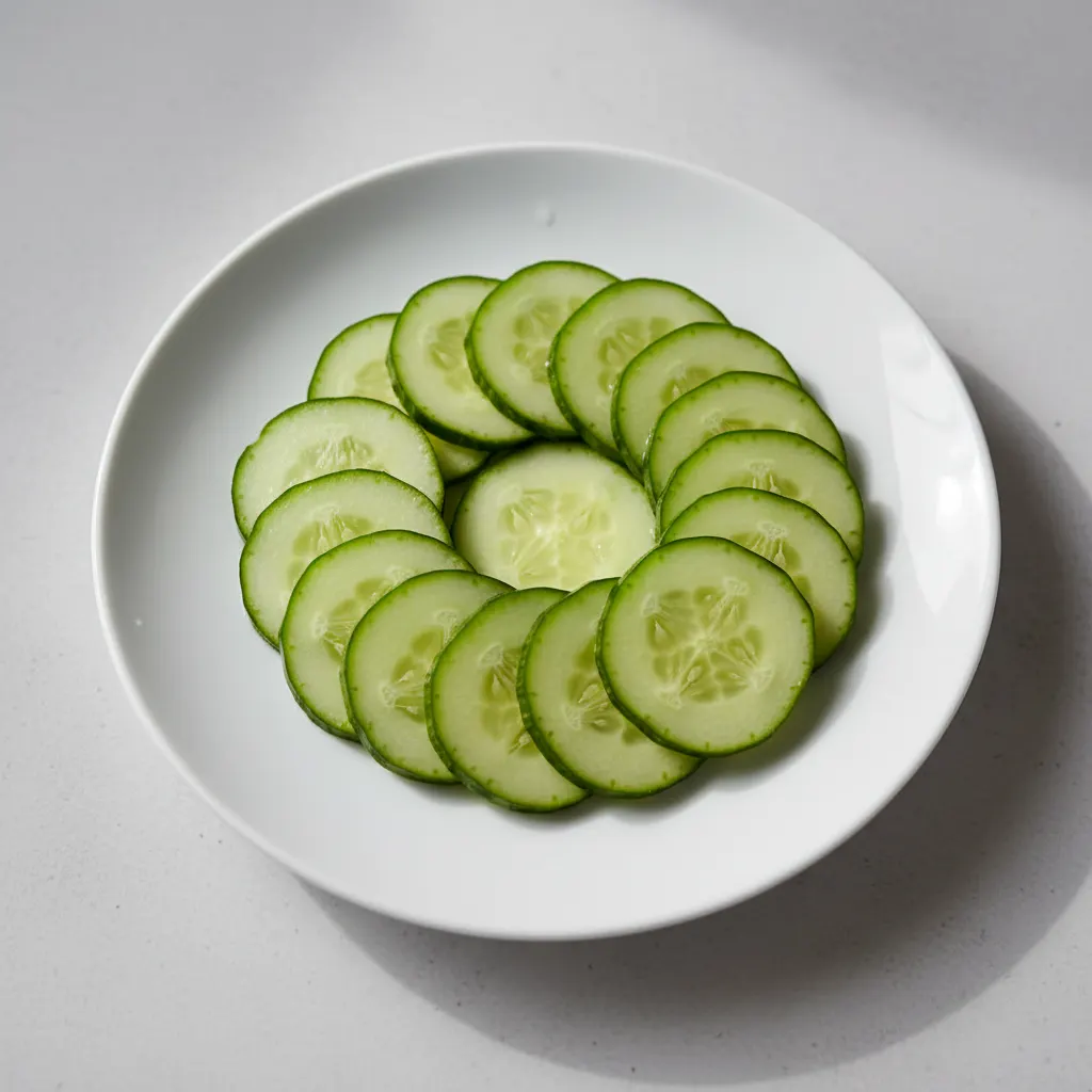 Sliced Cucumber Sliced Cucumber