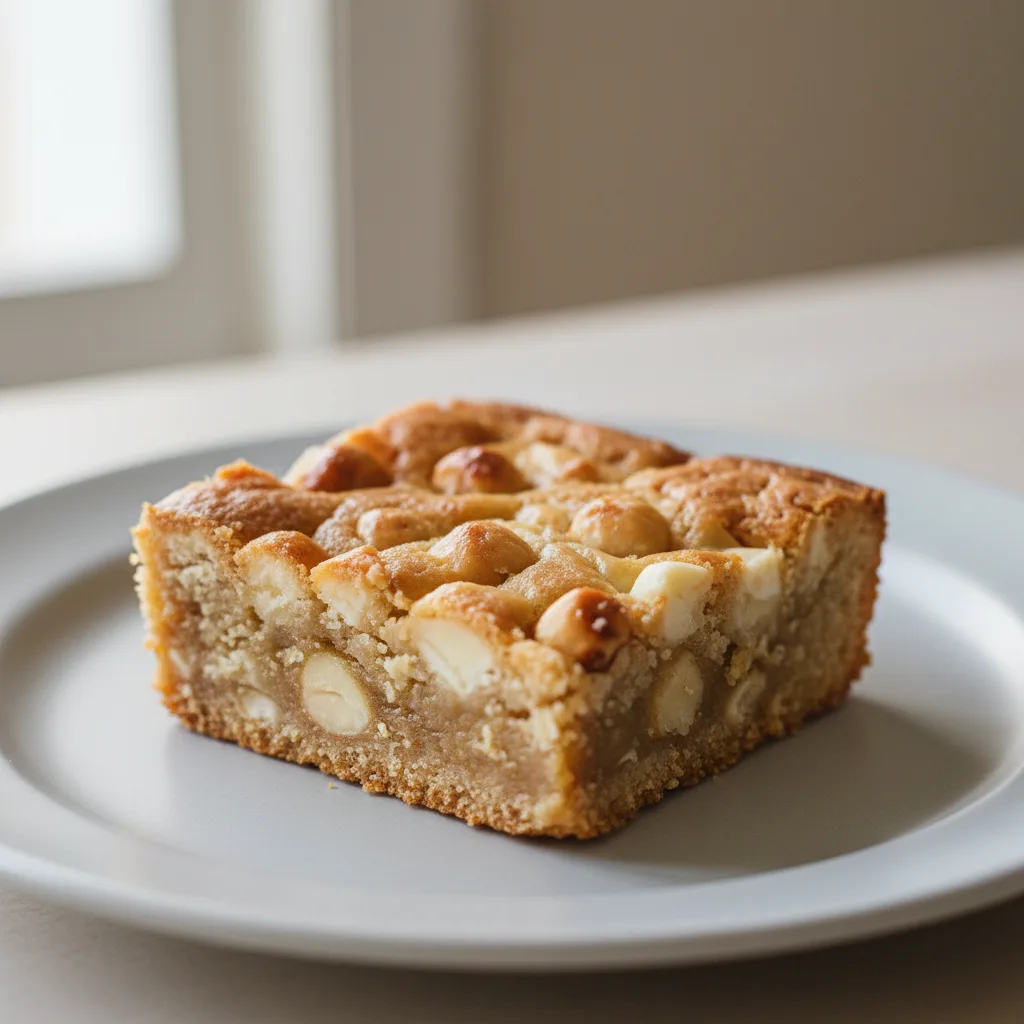 White Chocolate Macadamia Dessert Bars White Chocolate Macadamia Dessert Bars