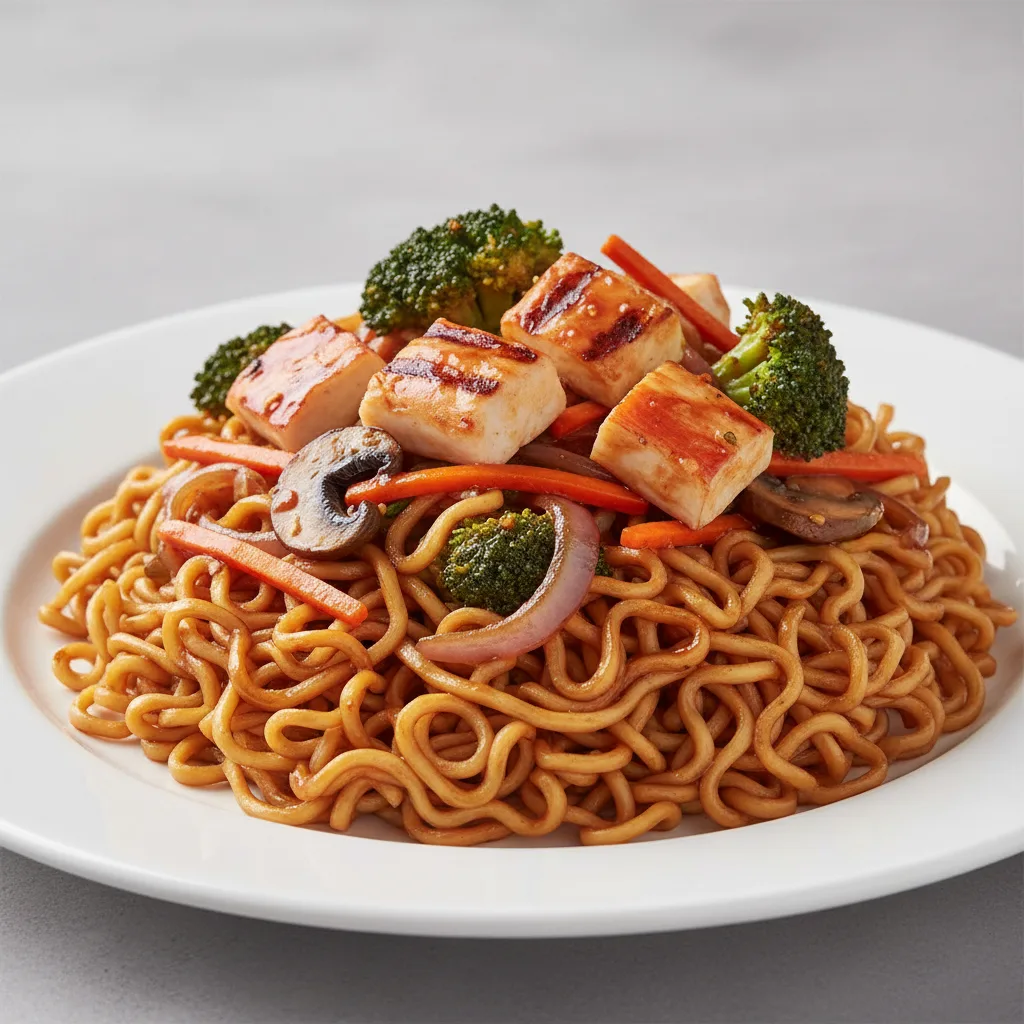 Mongolian Crab Pineapple Noodles Mongolian Crab Pineapple Noodles