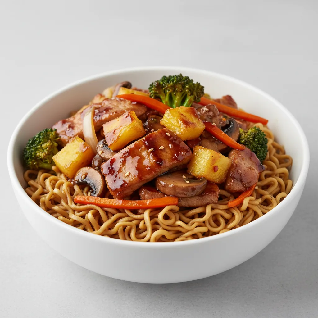 Mongolian Pork Pineapple Bowl Mongolian Pork Pineapple Bowl