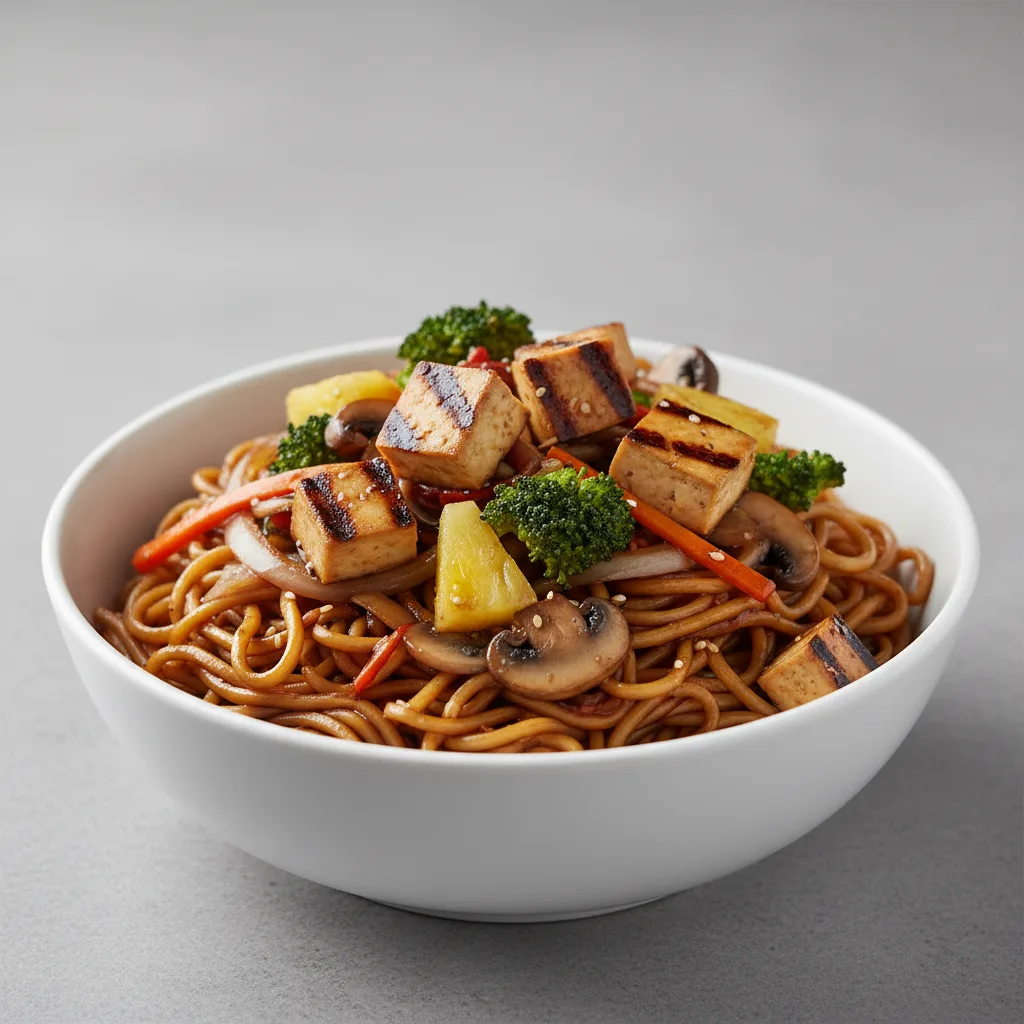 Mongolian Tofu Pineapple Bowl Mongolian Tofu Pineapple Bowl