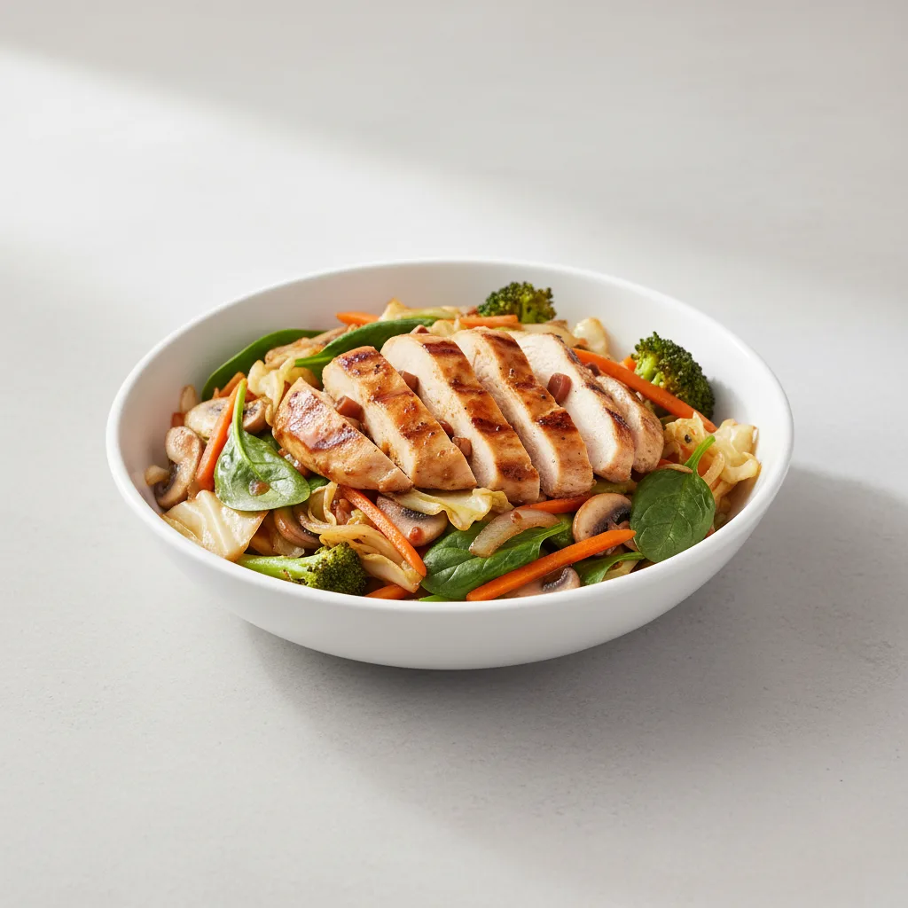 Mongolian Chicken Teriyaki Light Carb Bowl Mongolian Chicken Teriyaki Light Carb Bowl