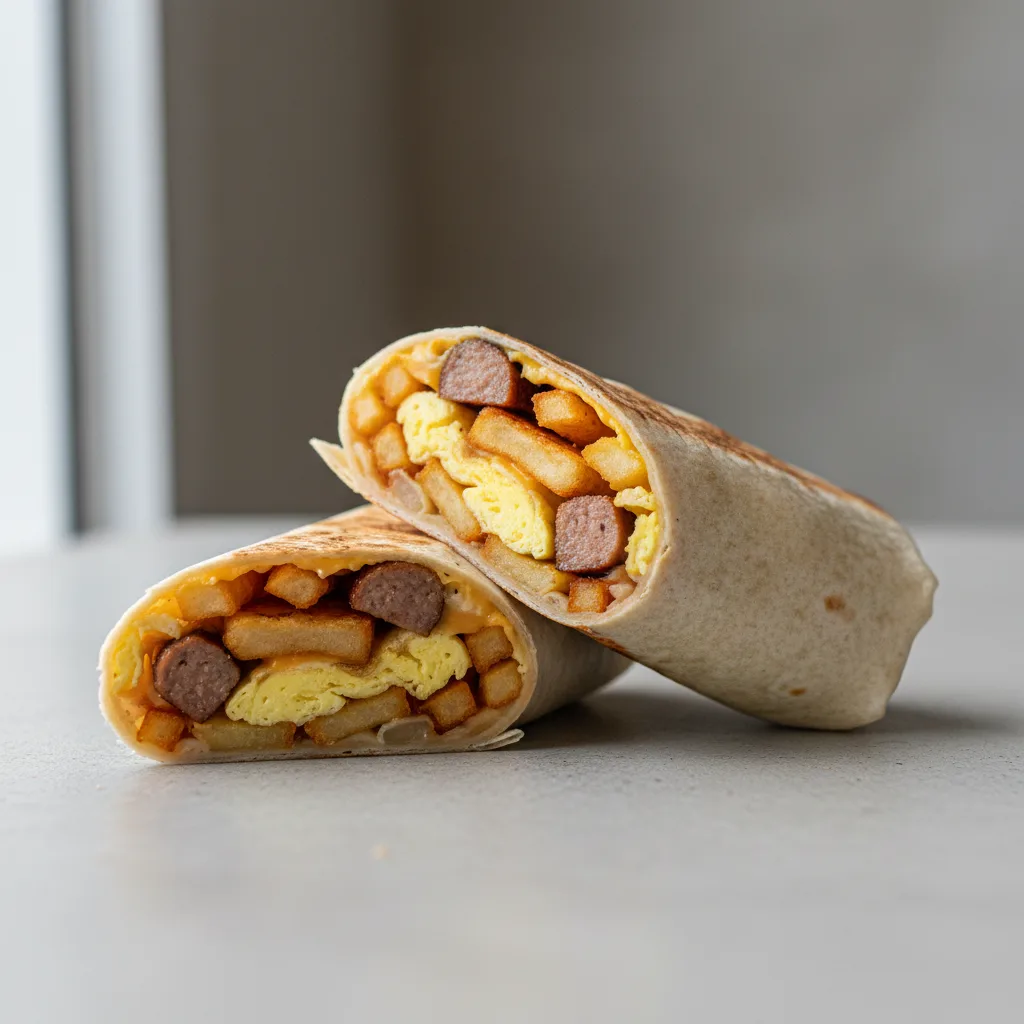 Lamb Breakfast Wrap Lamb Breakfast Wrap