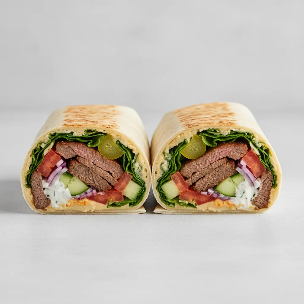 Steak Shawarma Wrap Steak Shawarma Wrap