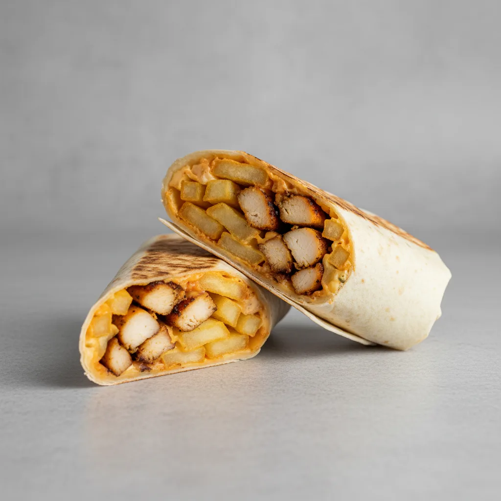 Algerian Chicken Wrap Algerian Chicken Wrap