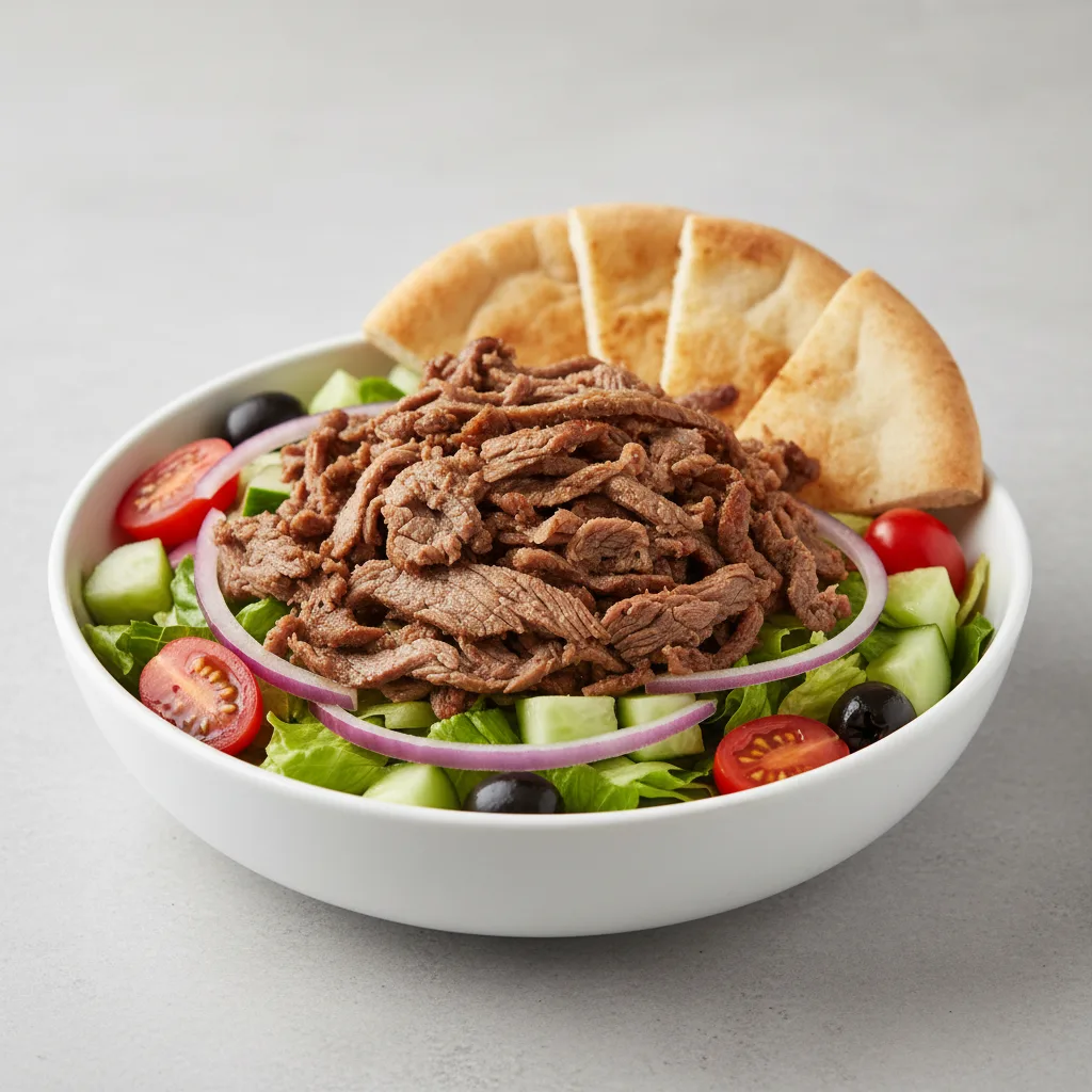 Beef Shawarma Salad Beef Shawarma Salad