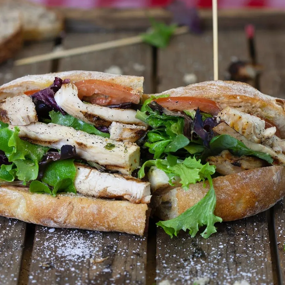 Gluten-Free Chimi Chicken Sandwich