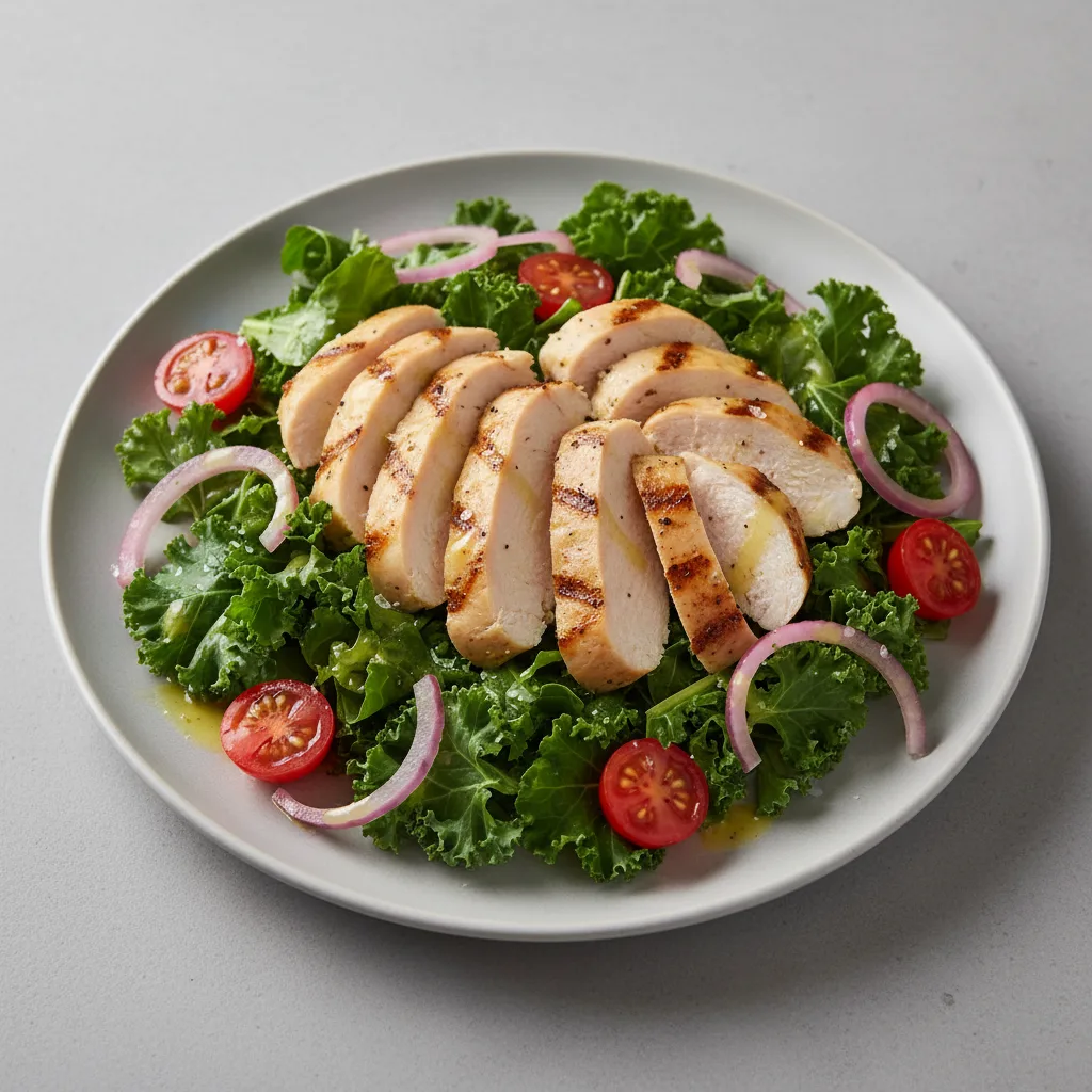 Lemon Herb Chicken Kale Salad Lemon Herb Chicken Kale Salad
