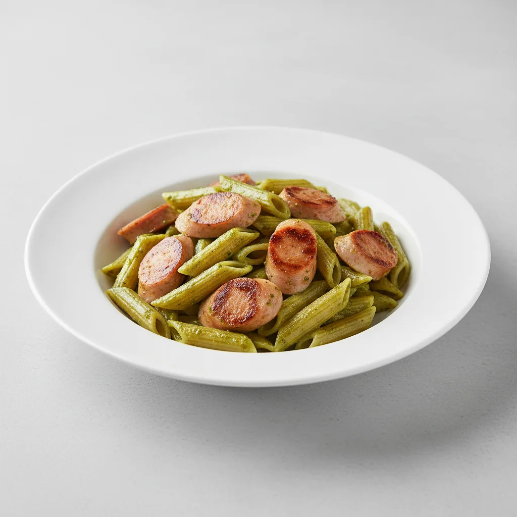 Chicken Sausage & Pesto Pasta