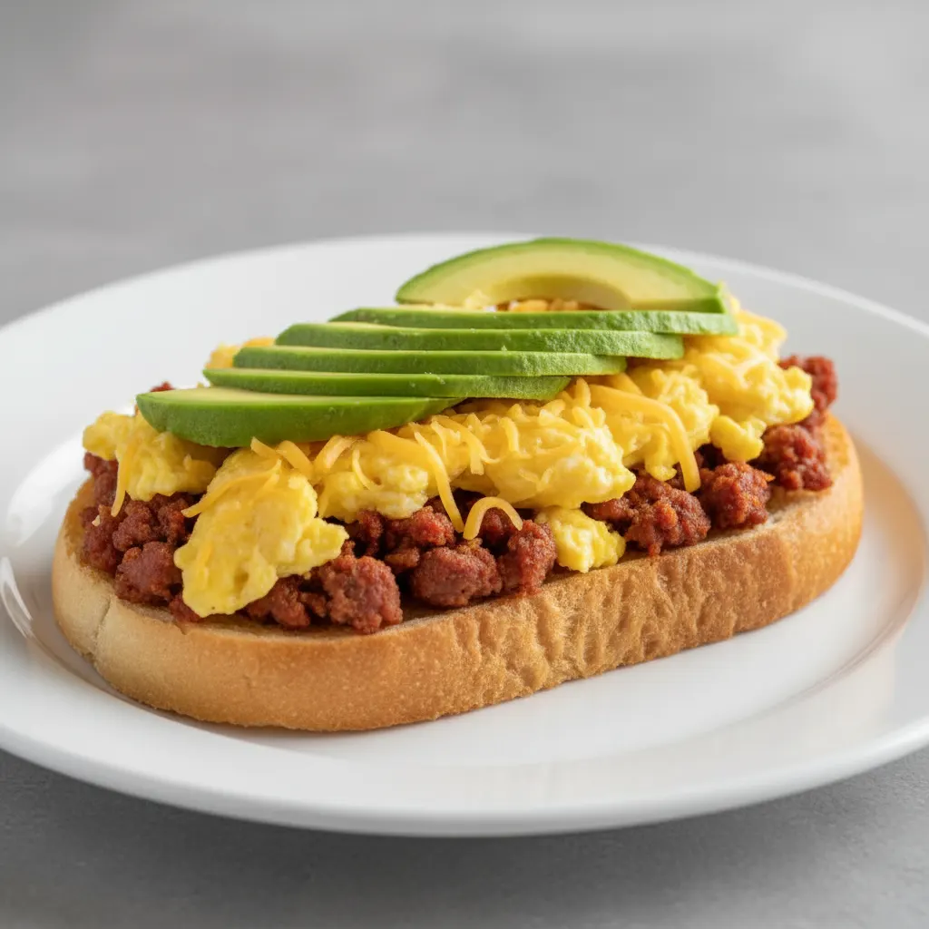 Choripan Eggs on Toast