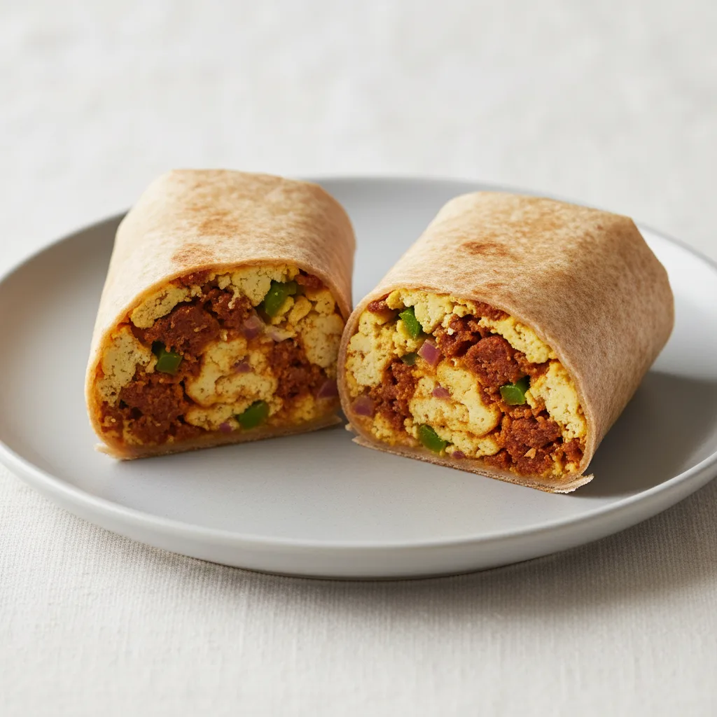 Vegan Soyrizo Breakfast Burrito (NO Cheese) Vegan Soyrizo Breakfast Burrito (NO Cheese)