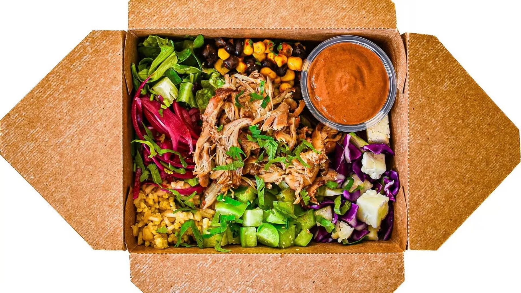 Chicken Mixto Bowl with Silky Salsa Roja