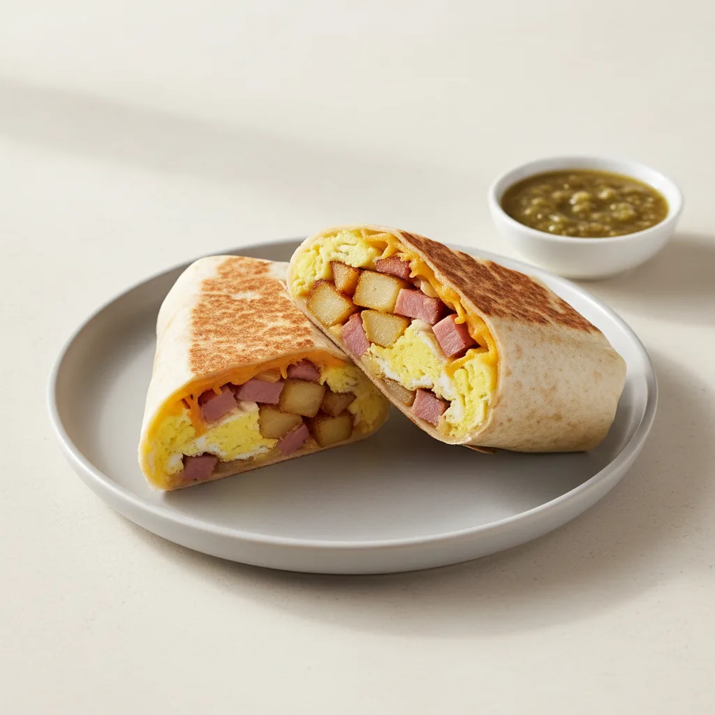 Ham Breakfast Burrito Ham Breakfast Burrito