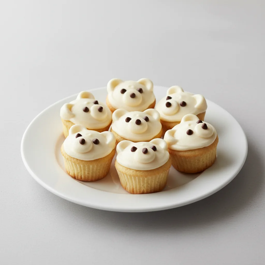 Go Bears! Vanilla Cupcakes