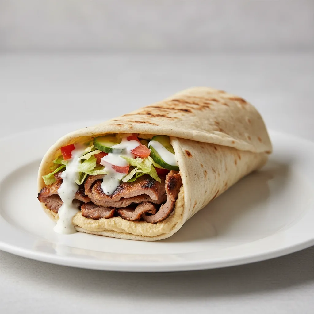 Lamb Shawarma Sandwich Lamb Shawarma Sandwich