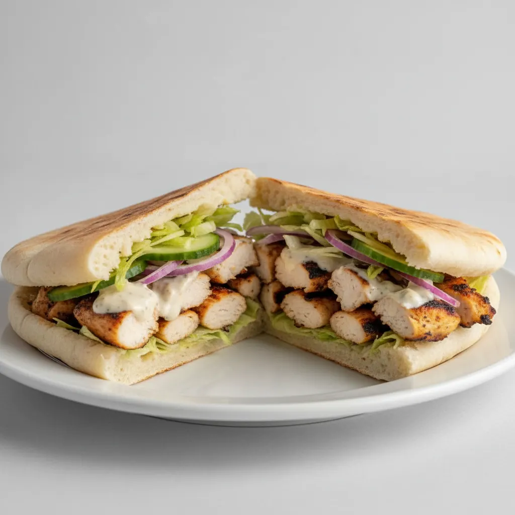 Chicken Kebab Sandwich Chicken Kebab Sandwich