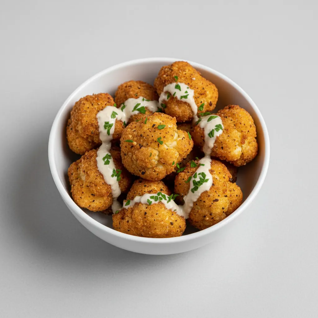 Fried Cauliflower Bites Fried Cauliflower Bites