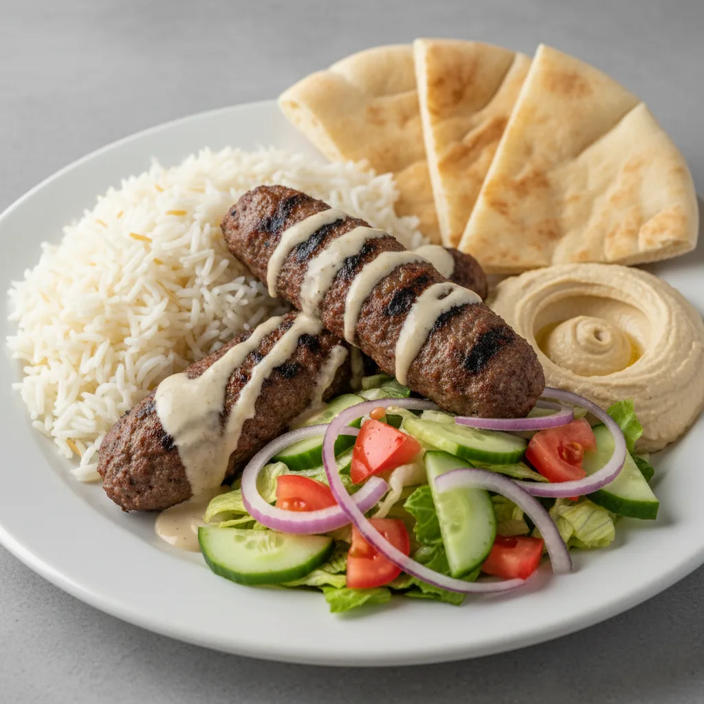 Lamb Kefta Plate Lamb Kefta Plate
