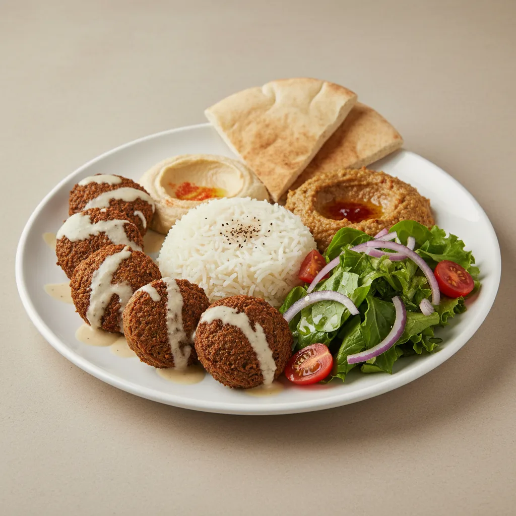 Vegan Falafel Plate Vegan Falafel Plate