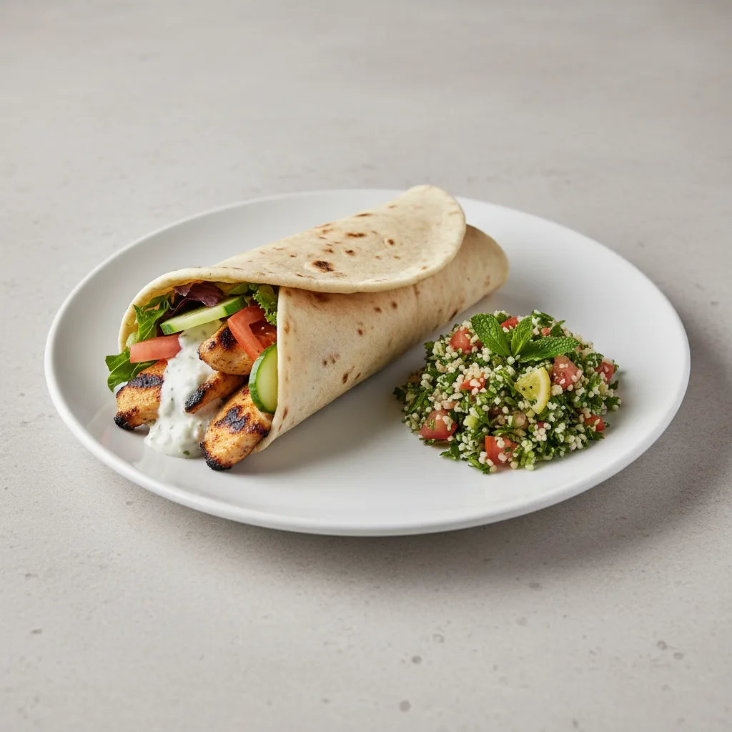Chicken Kebab Sandwich Meal Chicken Kebab Sandwich Meal