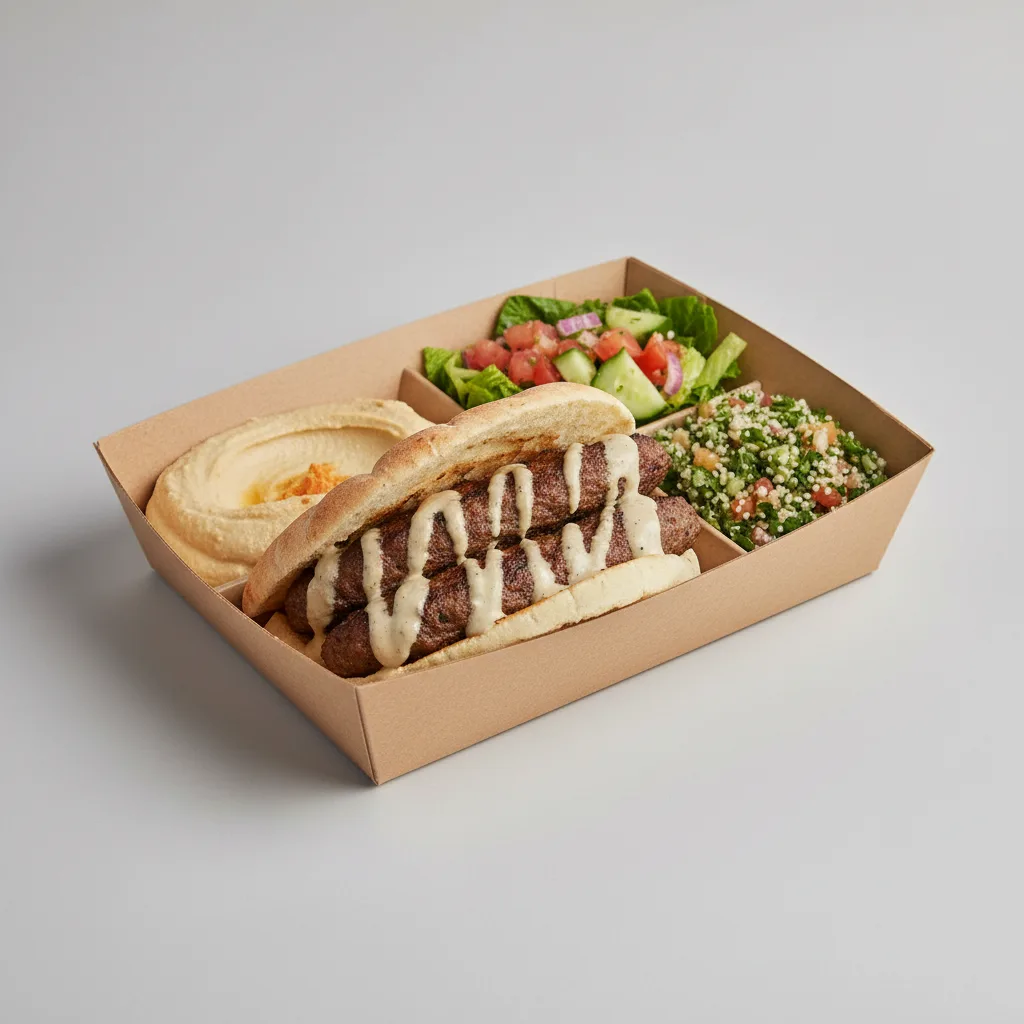 Lamb Kefta Sandwich Meal Lamb Kefta Sandwich Meal