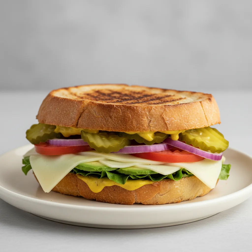 Vegetarian Cuban Sandwich