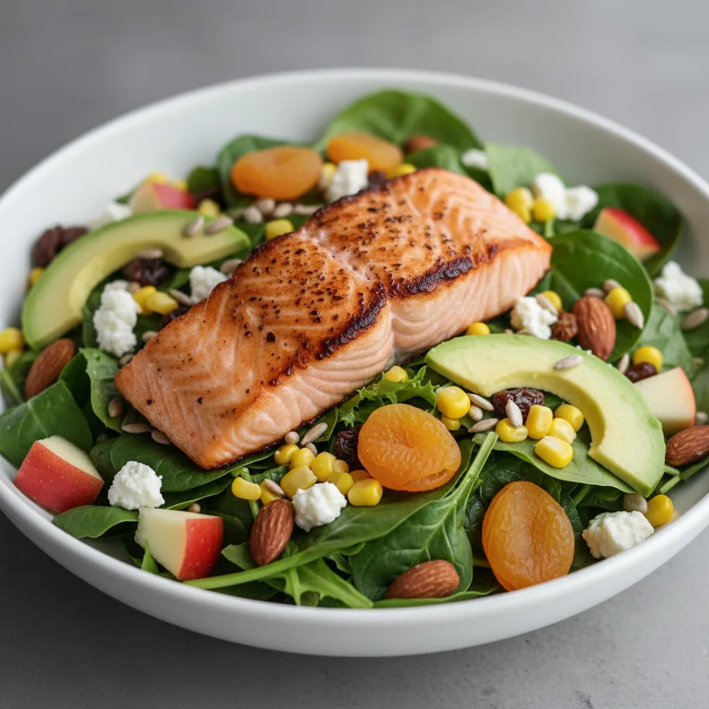 Rockstar Salad with Salmon Rockstar Salad with Salmon