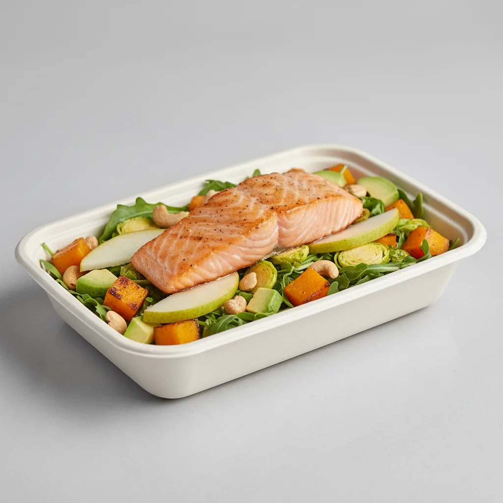 Honey Honey Salad with Salmon Honey Honey Salad with Salmon