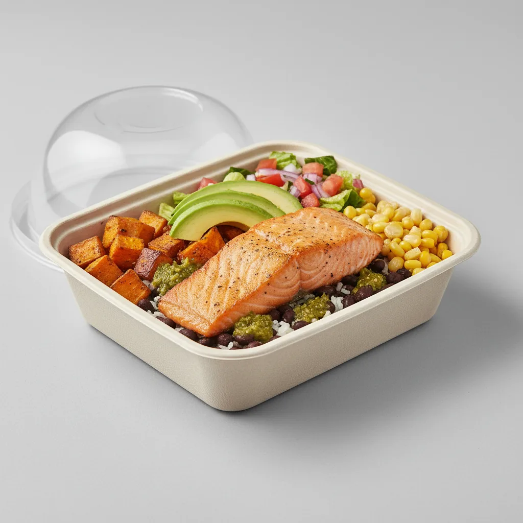 La Chamba Bowl with Salmon La Chamba Bowl with Salmon