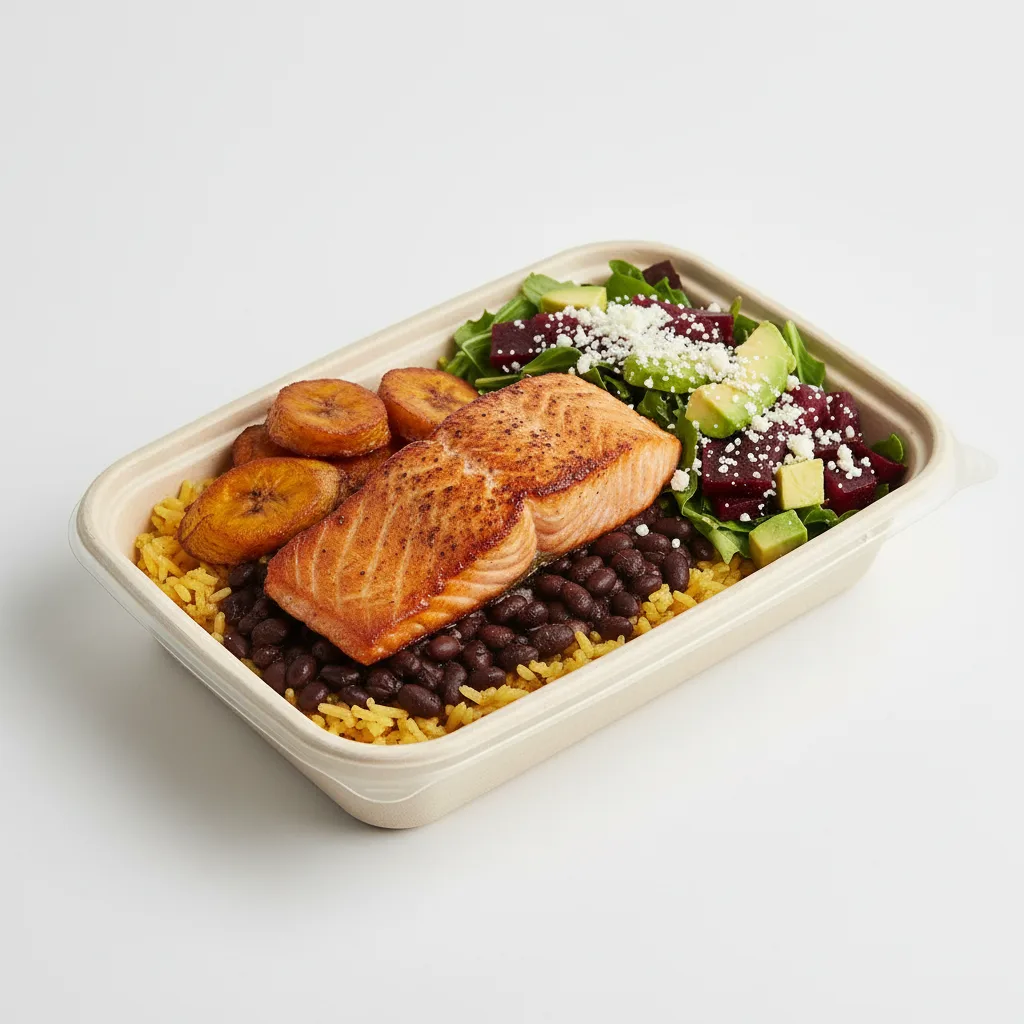 Caribe Bowl with Salmon Caribe Bowl with Salmon