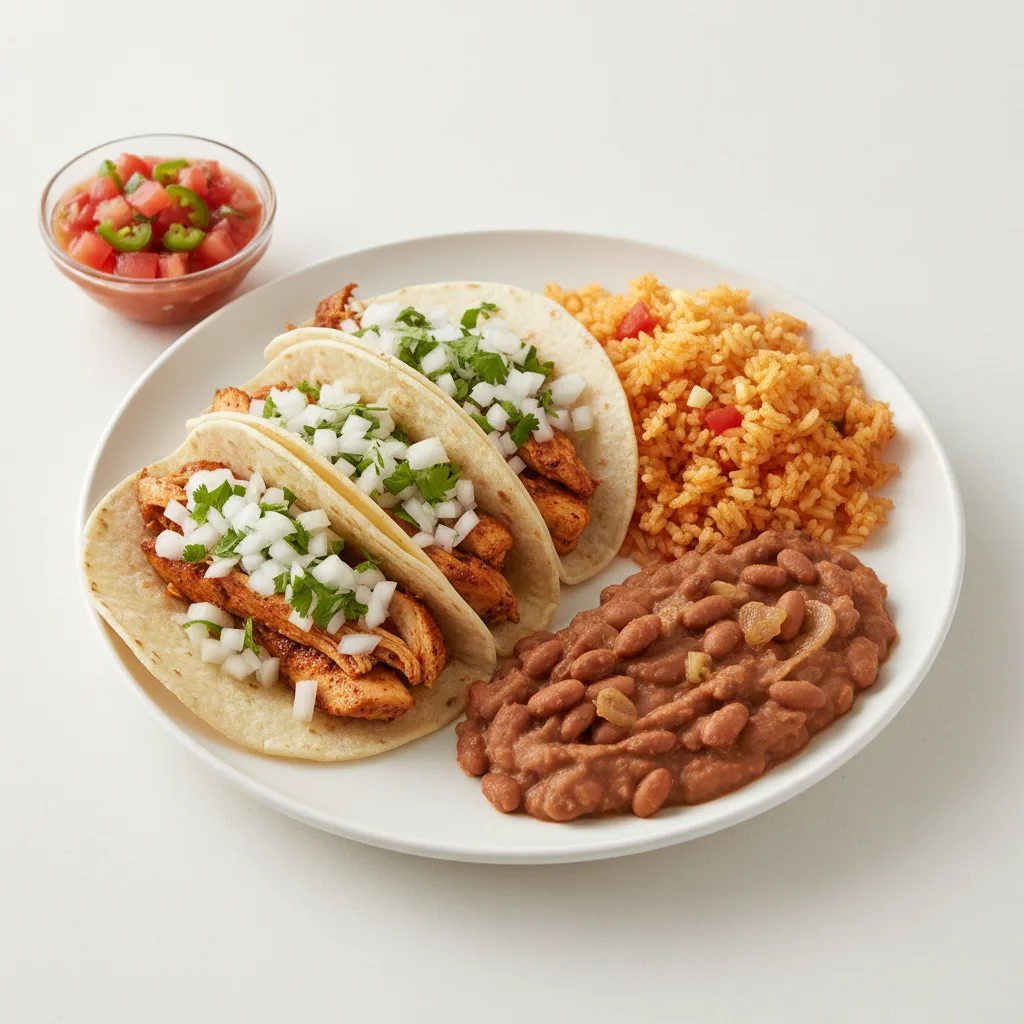 Chicken Taco Plate