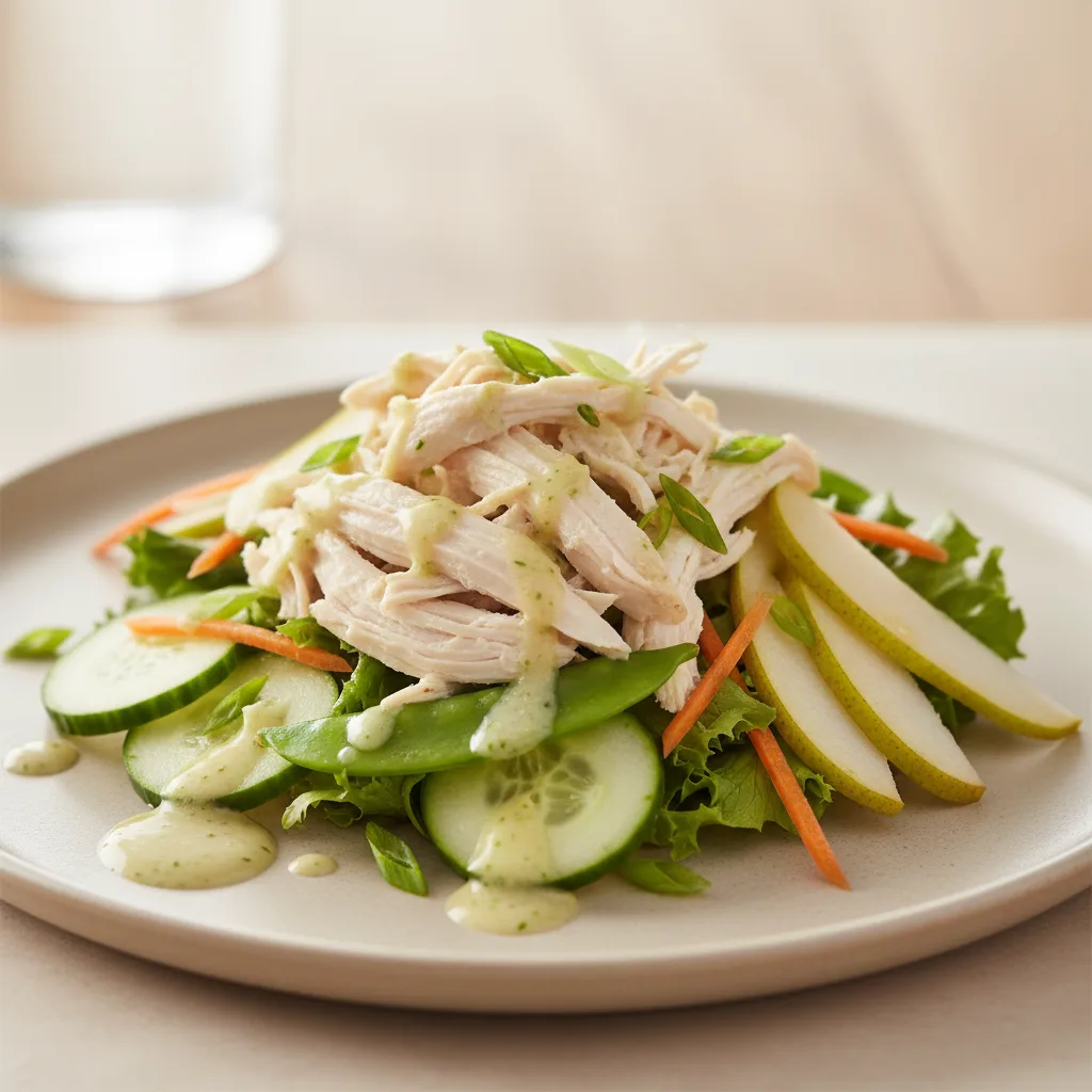 Nut-Free Chicken Salad with Ginger Lime Sauce (No Cashews) Nut-Free Chicken Salad with Ginger Lime Sauce (No Cashews)
