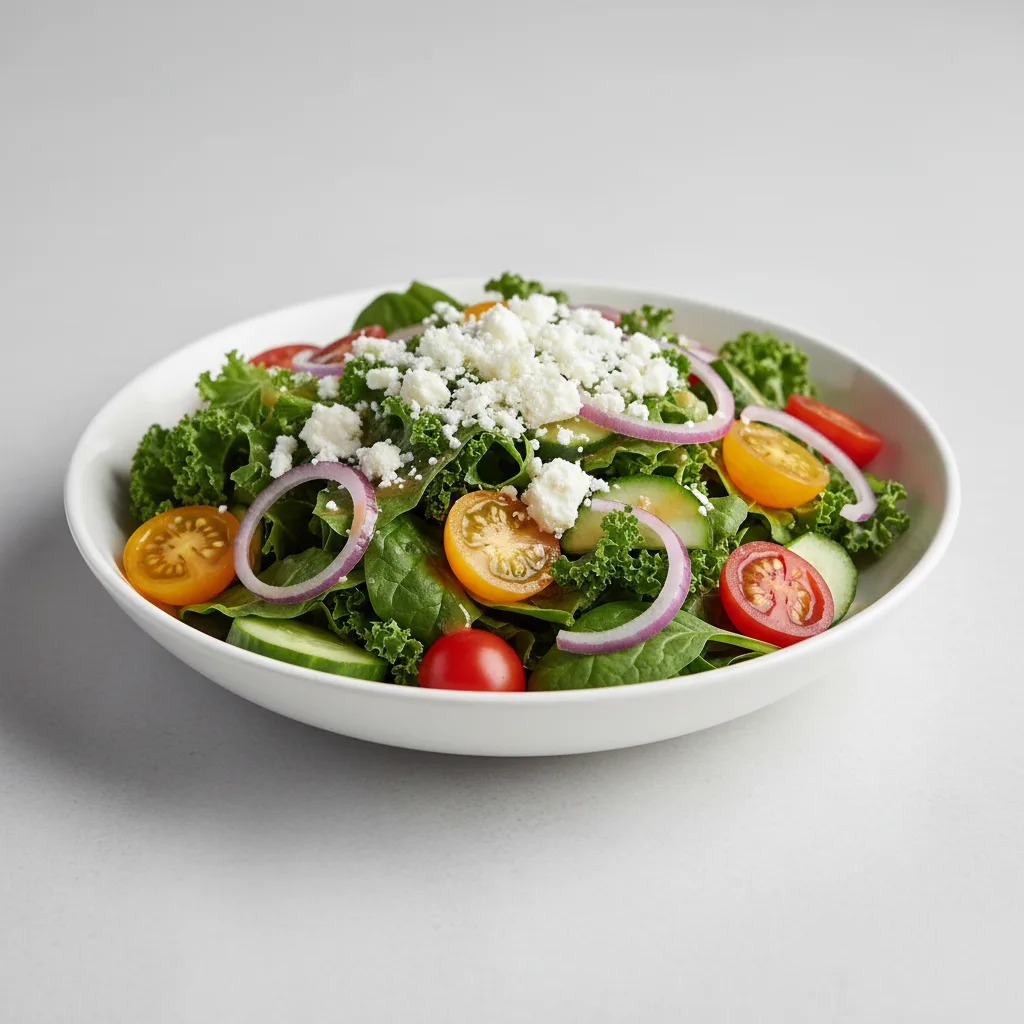 House Green Salad with Feta Cheese