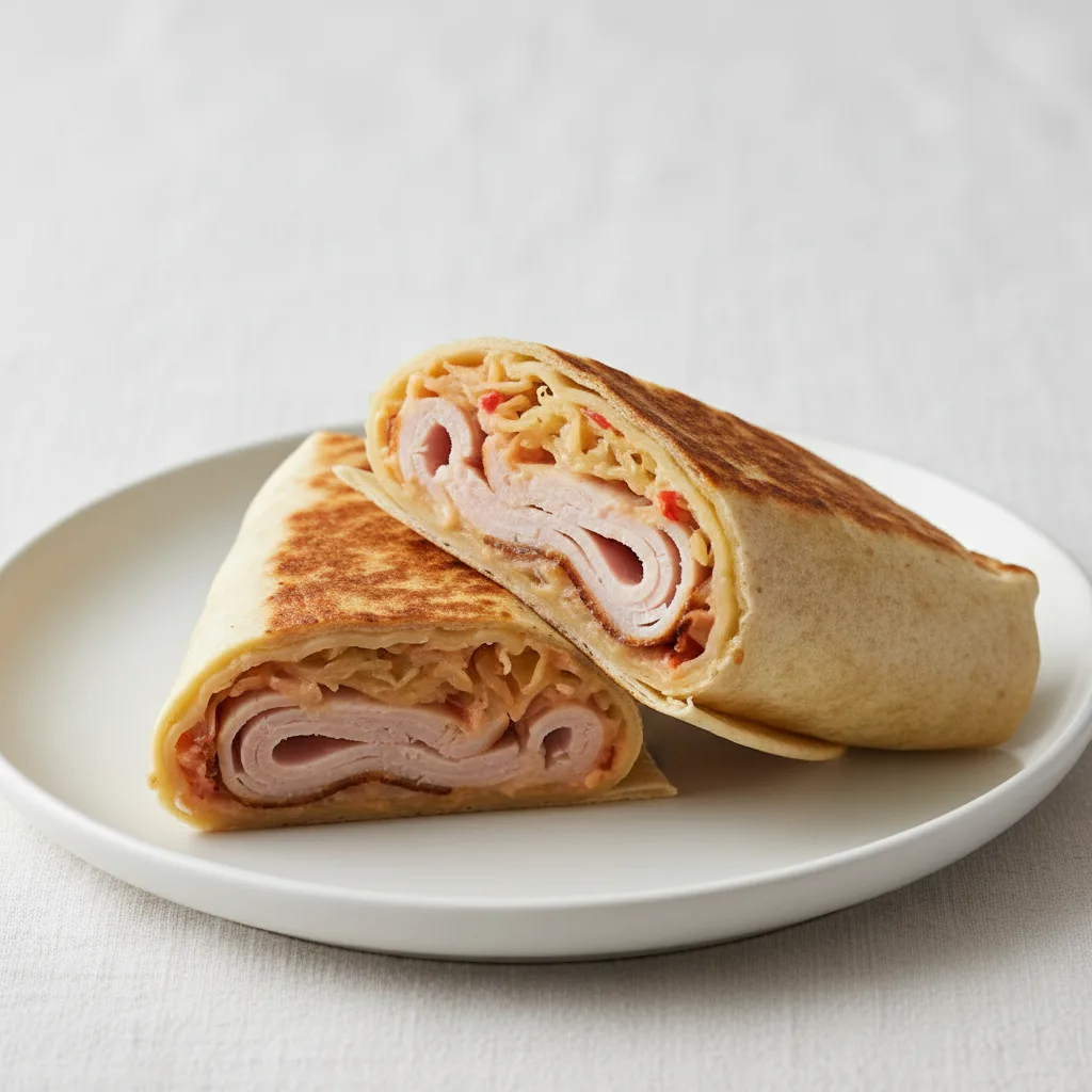 Turkey Reuben Wrap