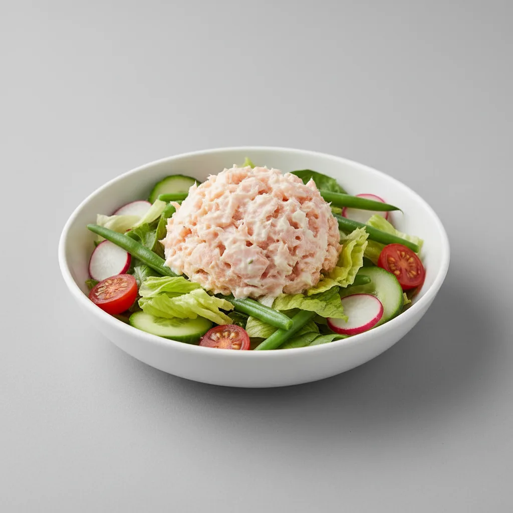 Poached Salmon Salad