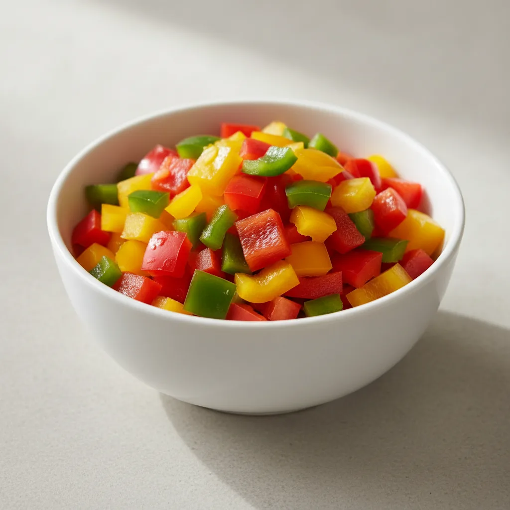 Diced Bell Peppers Diced Bell Peppers