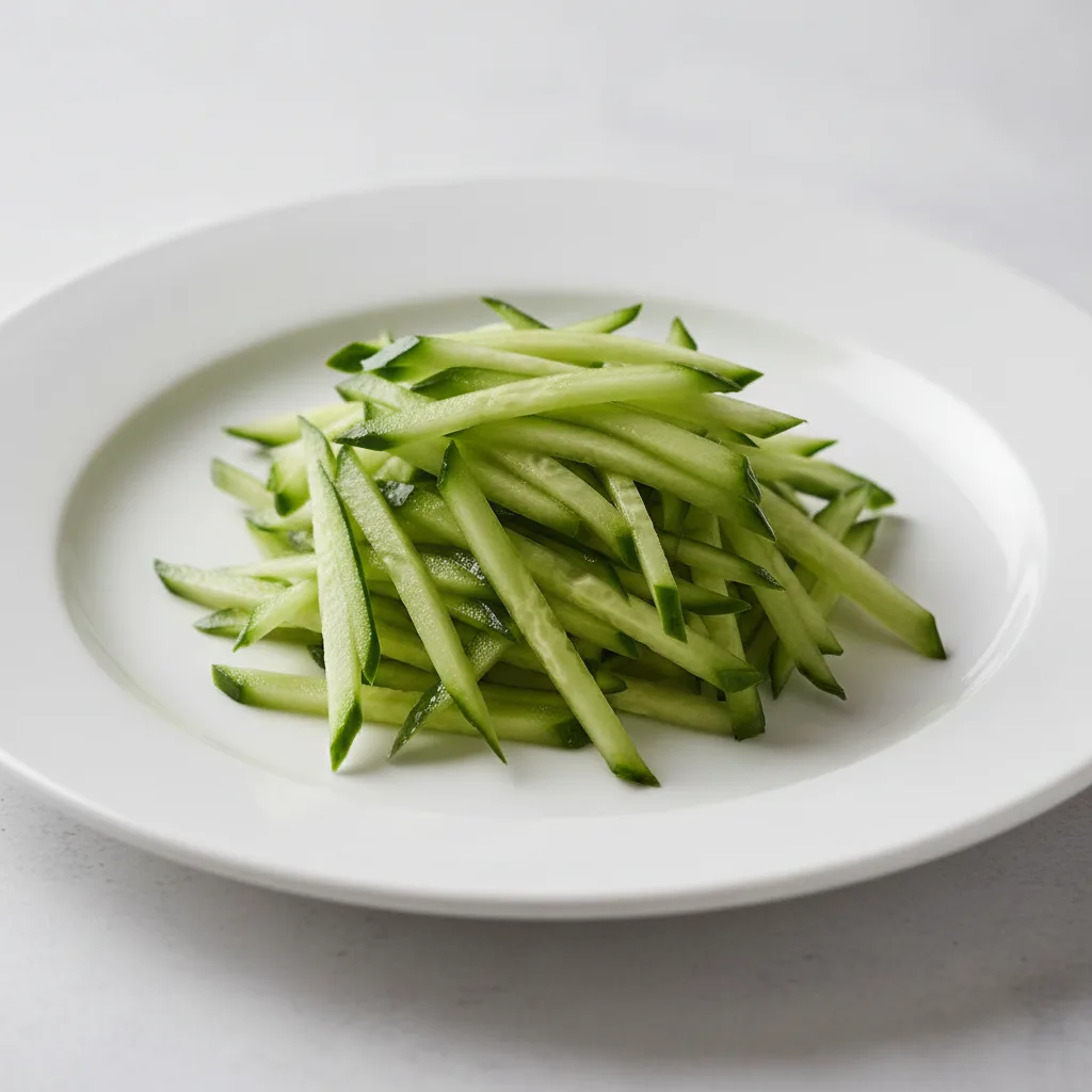 Julienne Cucumbers Julienne Cucumbers