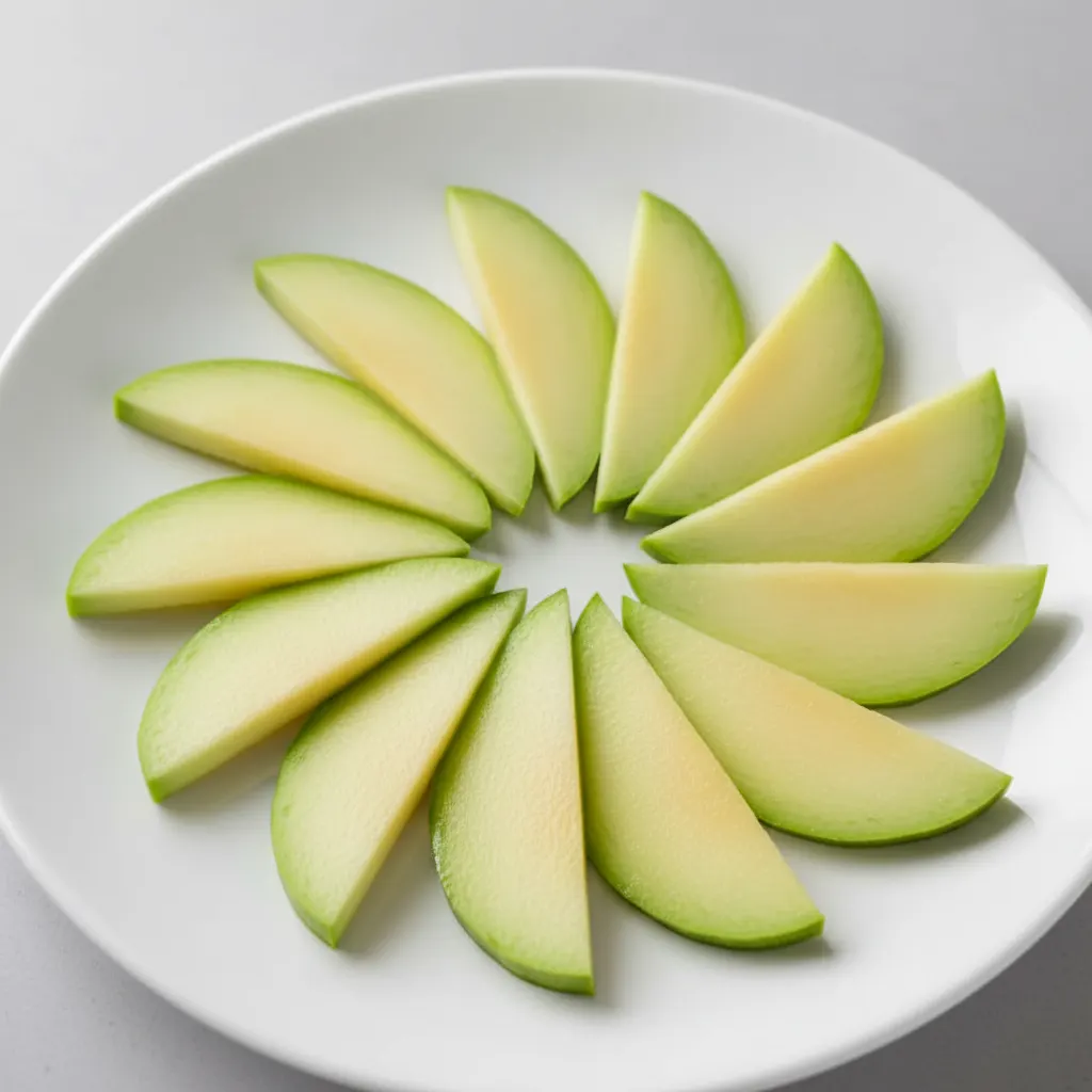 Sliced Green Mango Sliced Green Mango