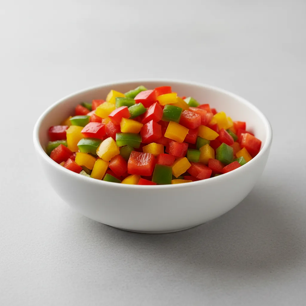 Diced Bell Peppers Diced Bell Peppers