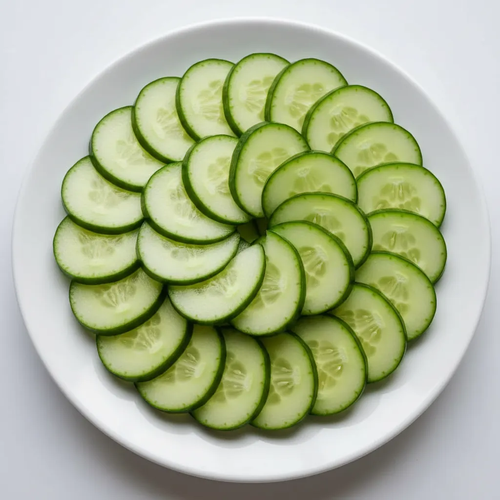 Sliced Cucumber Sliced Cucumber