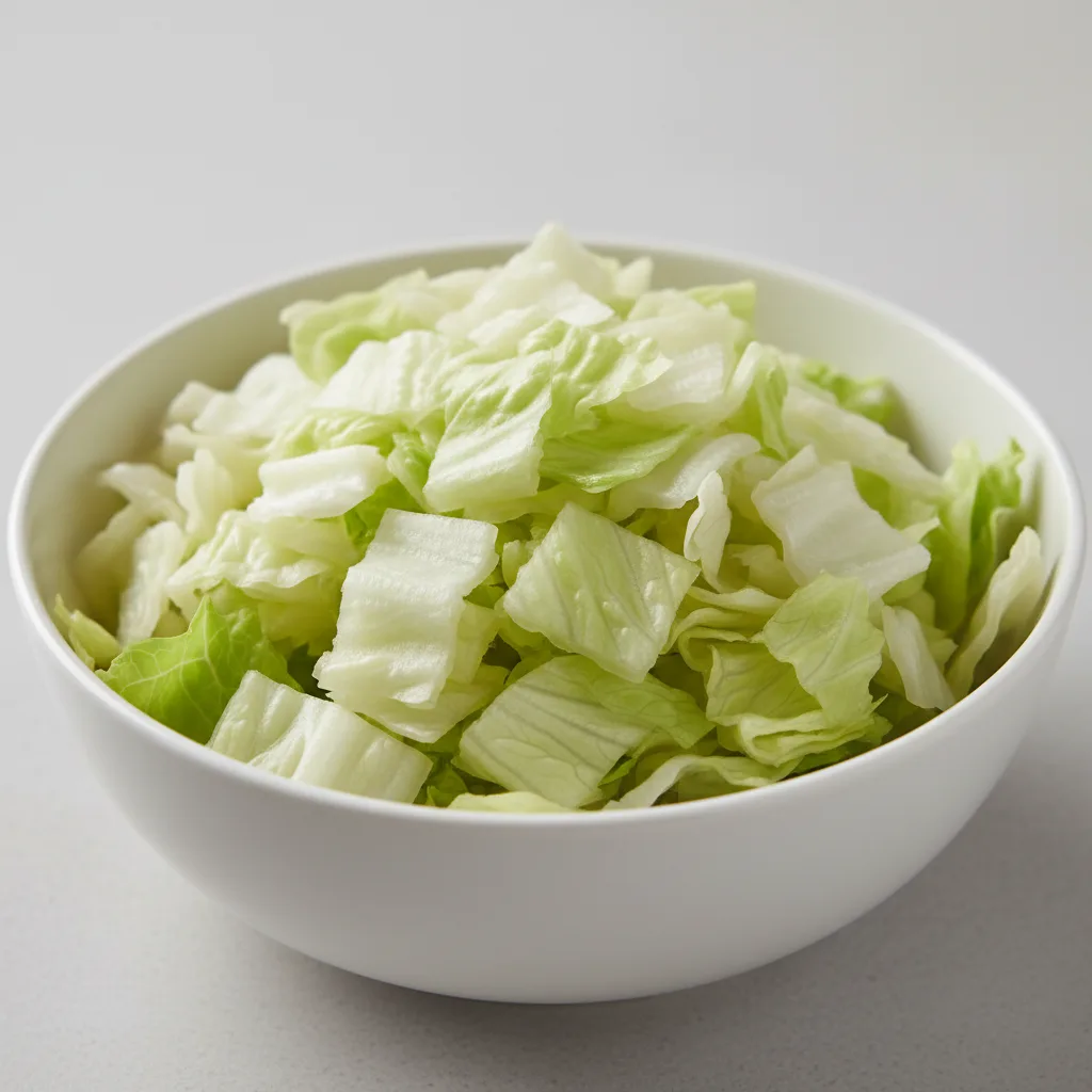 Chopped Iceberg Lettuce Chopped Iceberg Lettuce