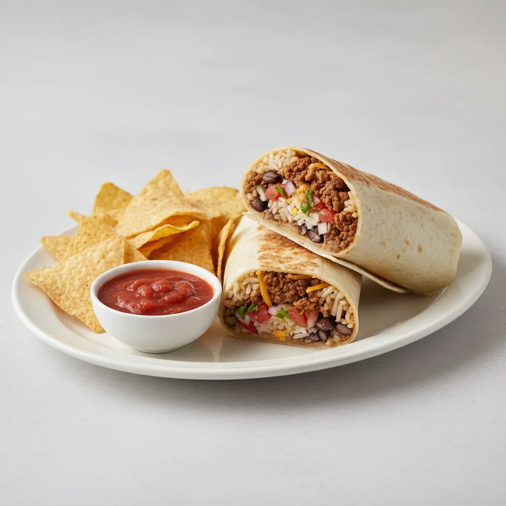 Ground Beef Burrito Meal Ground Beef Burrito Meal