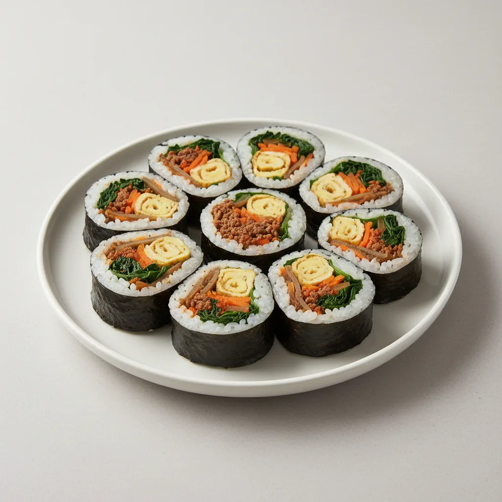 Spicy Beef Kimbab Spicy Beef Kimbab