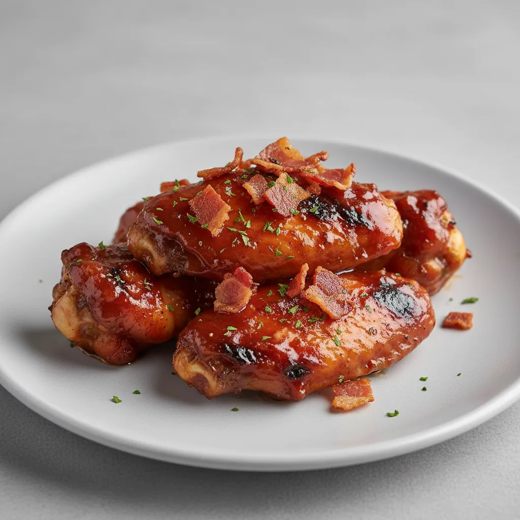Maple Bacon Bourbon BBQ Wings Maple Bacon Bourbon BBQ Wings
