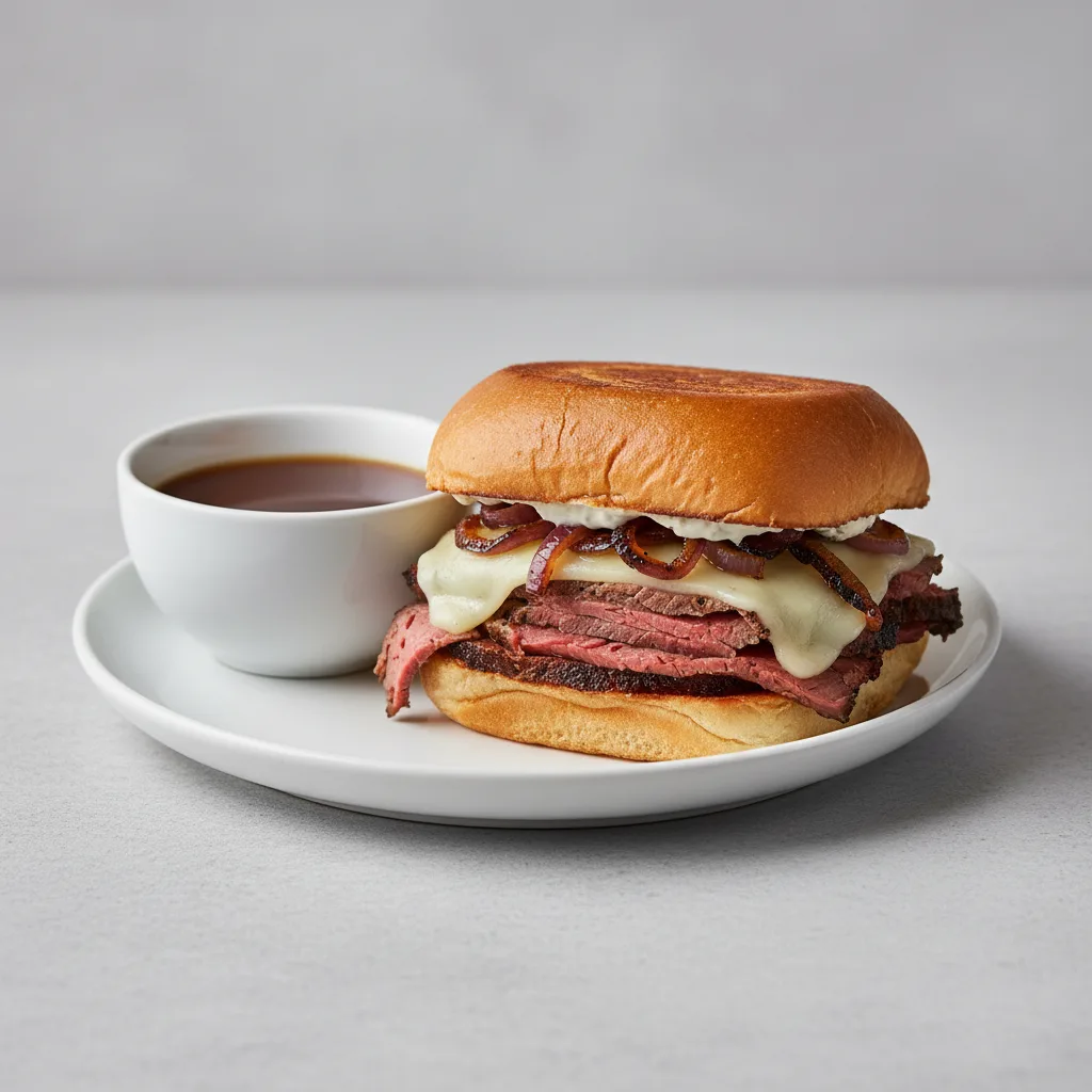 Oak Smoked Prime Rib French Dip Oak Smoked Prime Rib French Dip