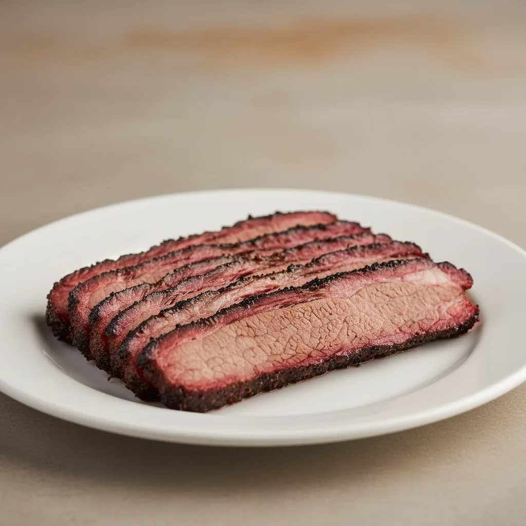 18 Hour Smoked Brisket Sliced 18 Hour Smoked Brisket Sliced